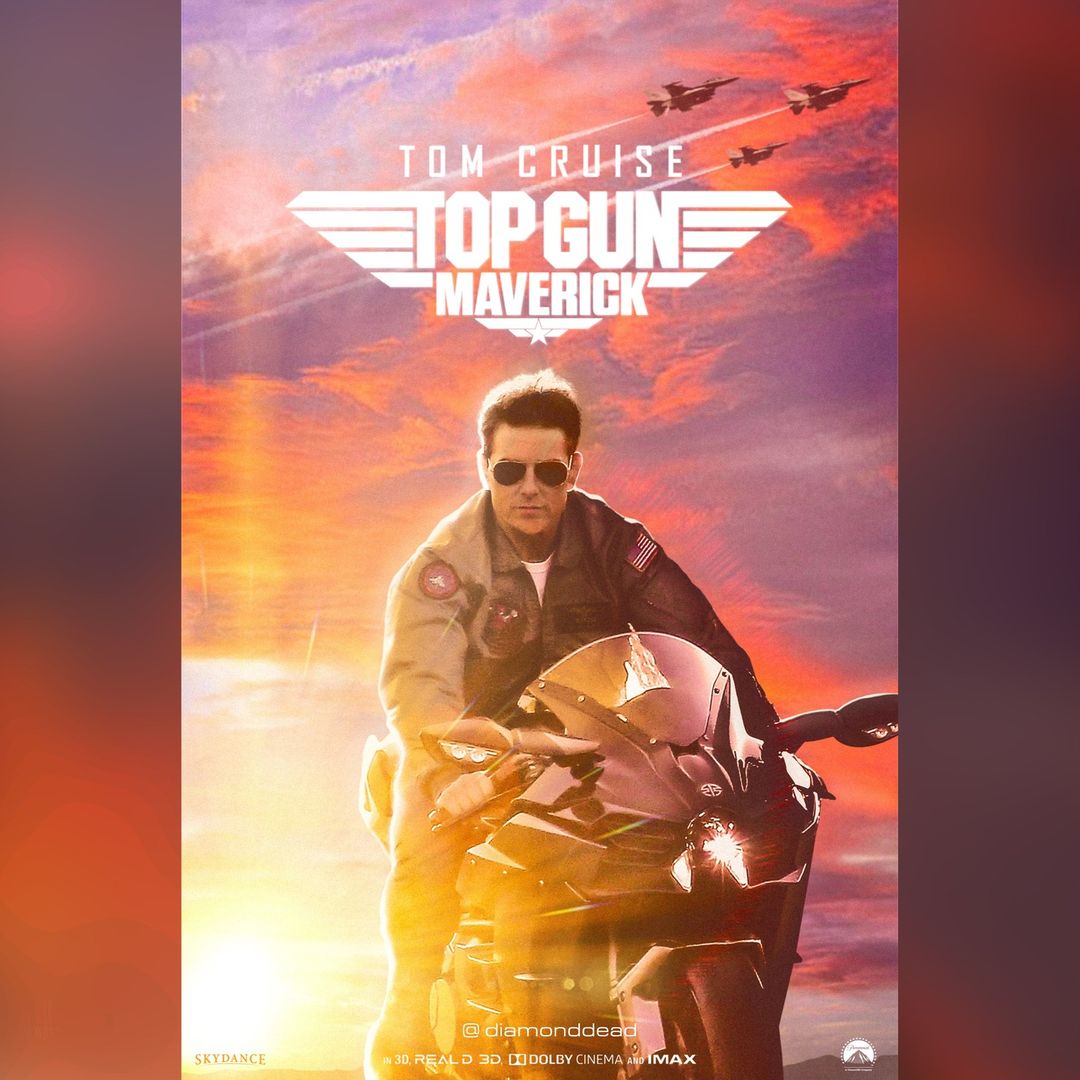 Top Gun: Maverick poster art [by diamonddead/IG] @TomCruise #TopGunMaverick