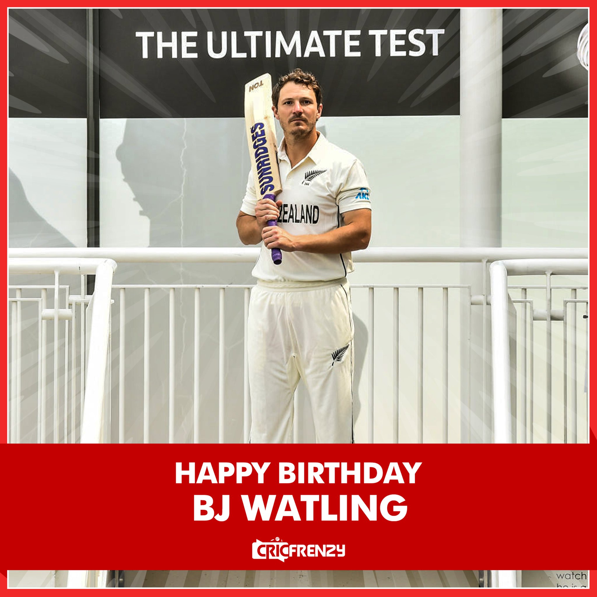 World Test Championship winner 2021
Happy birthday to New Zealand\s Great BJ Watling  