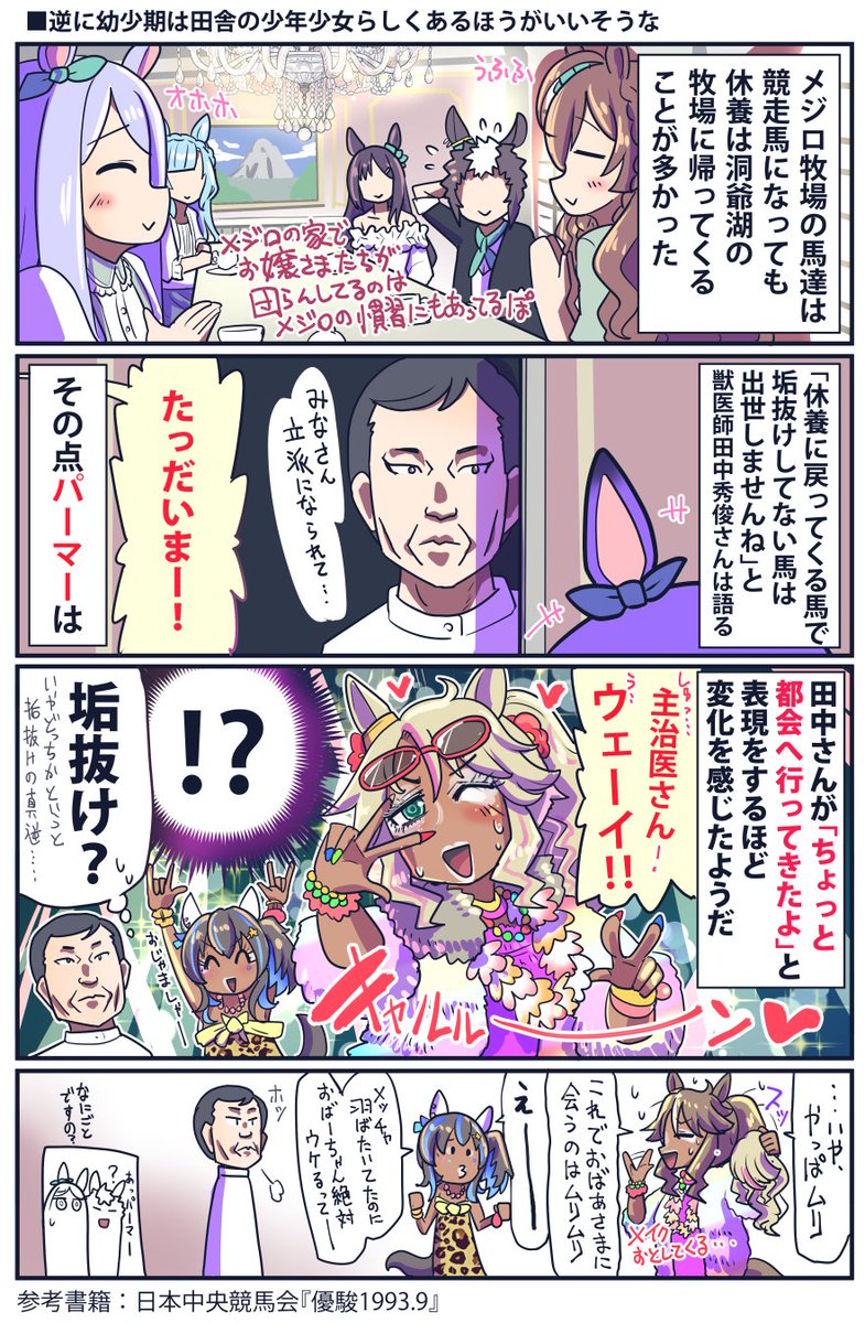 メジロ家とパーマーの帰省の話

#ウマ娘 