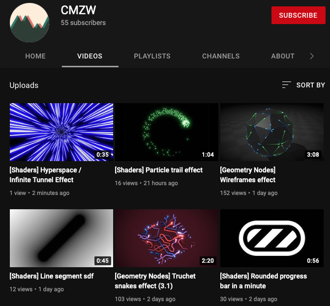 cmzw_'s tweet photo. Started (very slowly) uploading the short tutorials(just the leading video in each of the threads) to youtube. No voice/music nothing just the clips #b3d
https://t.co/VtffkeUleT https://t.co/TFpD8JRYYP