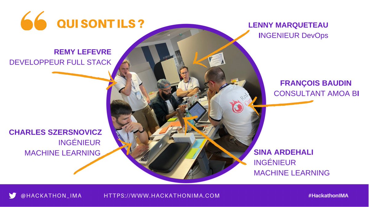 Connaître toute l’organisation de l’équipe gagnante au #hackathonIMA ? C est ici canva.com/design/DAFFcsd…
