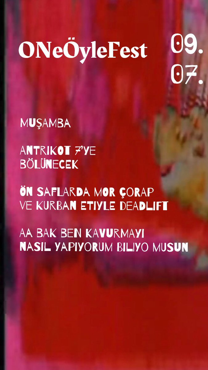 İşte beklenen lineup