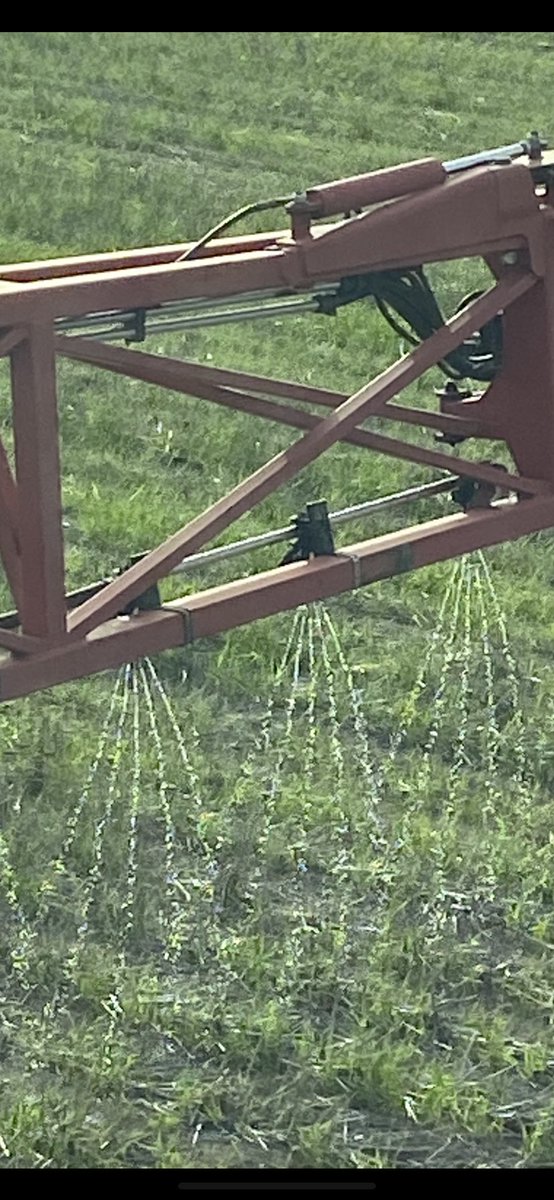 Really impressed with the Hardi Quintastream nozzles. 100L/ha neat UAN 👍👍👌👌