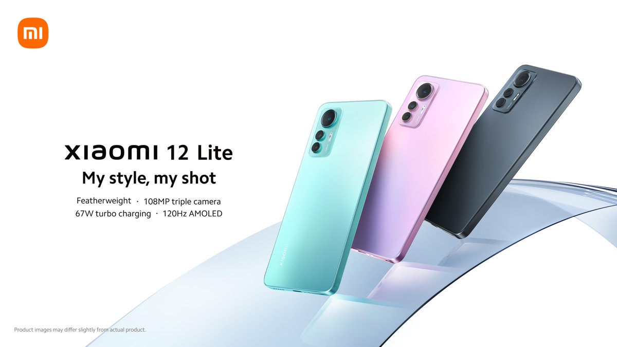 Xiaomi's tweet photo. Introducing #Xiaomi12Lite. 

The stylish amalgamation of chic, quality, and class. #MyStyleMyShot https://t.co/cA6thmPK3a