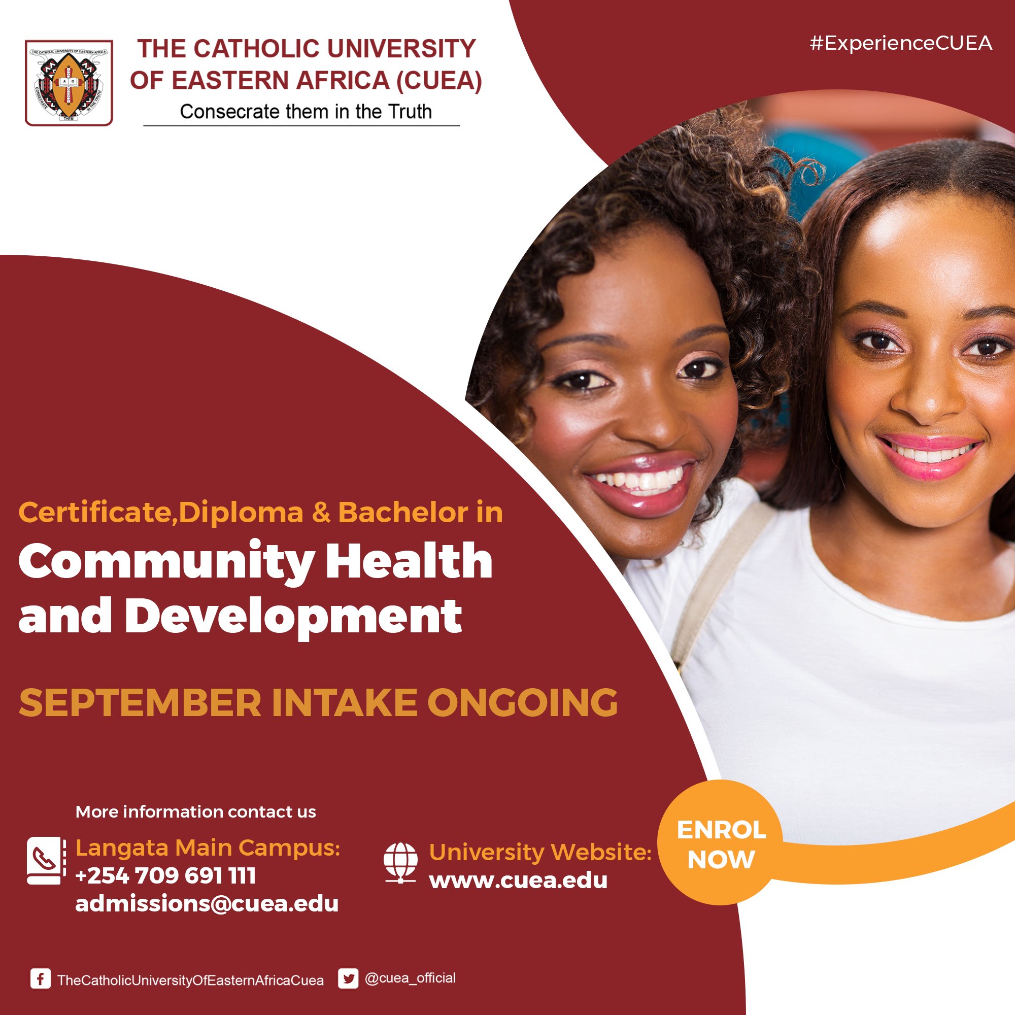 The Catholic UnivEA on Twitter "How about Community Health? Apply for
