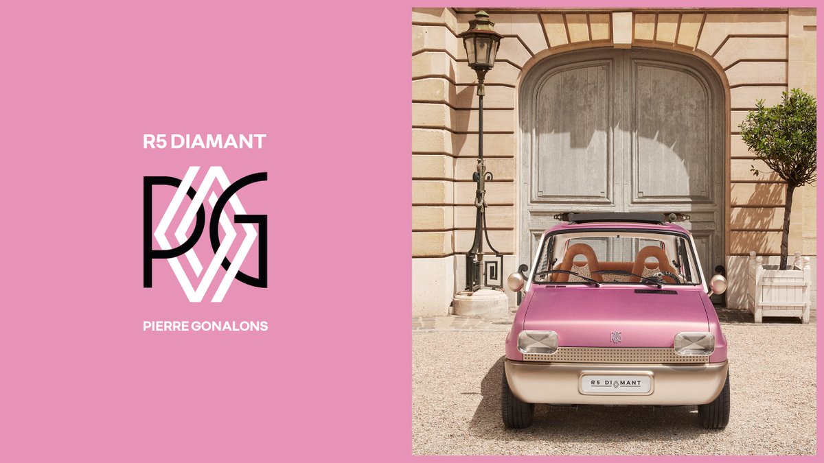 RenaultAU's tweet photo. a steering wheel of marble but a heart of gold. #R5DIAMANT, a special homage to #Renault5 designed by Pierre Gonalons has finally been unveiled. with craftsmanship galore, it’s retrofitted to be a jewel of an electric concept car.
#50YEAR5 https://t.co/15aOLbfOuR