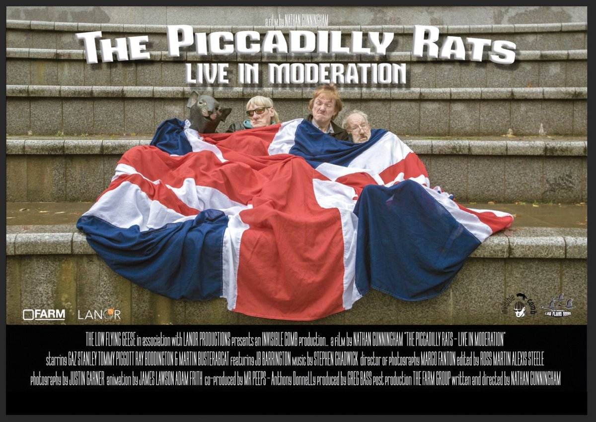 Morning & Massive Thank You to everybody who has got behind the @PiccRatsDoc film that’s from buying a ticket to RTweeting our posts. Rats Cinema : @HOME_mcr Rats Photo : @PhotographyJags Rats Flag : @visionhausmusic Rats Printing : @hb_printing Rats Promo : @robsmithitv