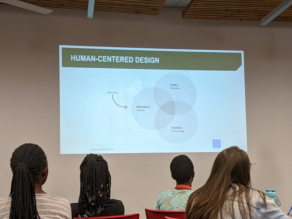 Mihigobona's tweet photo. Happening now:
Day 2 of the launch of the #InnovationCenter at @ughe_org. Now @WiljeanaGlover from @babson is taking us through the #DesingThinking and #HumanCenteredDesign models, before we develop our #Innovations
#HealthHackathon
#IC_UGHE https://t.co/1JlKSn0MrI