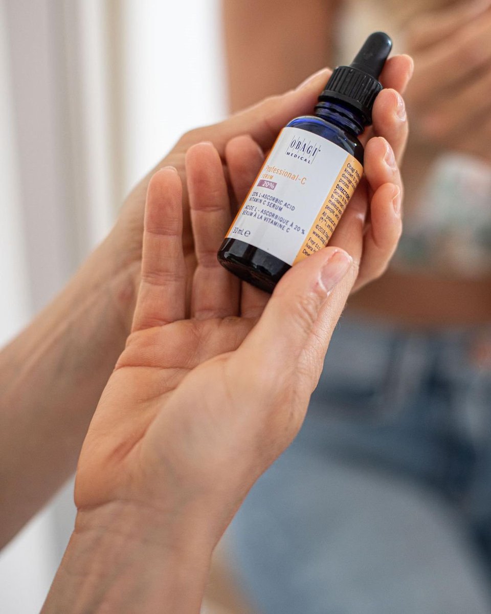 pureobagi's tweet photo. #LAscorbicAcid is the most highly studied &amp; potent form of #VitaminC on the market. That's why we've infused it into our #Obagi Professional-C Serums 🍊

Why not take the #PureObagi Skin Test to find out which Vitamin C strength is perfect for you? https://t.co/3RHkgmecKO 🧡 https://t.co/c5lPc8eeiu