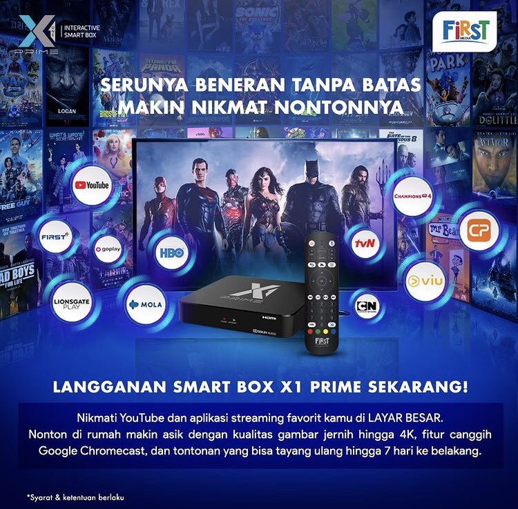 Firstmediamlg01's tweet photo. Nikmatin tontonan dari First Media yang menarik guiss. Ini free tanpa harus motong mbps internet kalian lohh. Jangan kuatir. Di First Media #NOFUP loh. Internetnya Unlimited tanpa batas pemakaian 🥰 https://t.co/wB5db72pJv