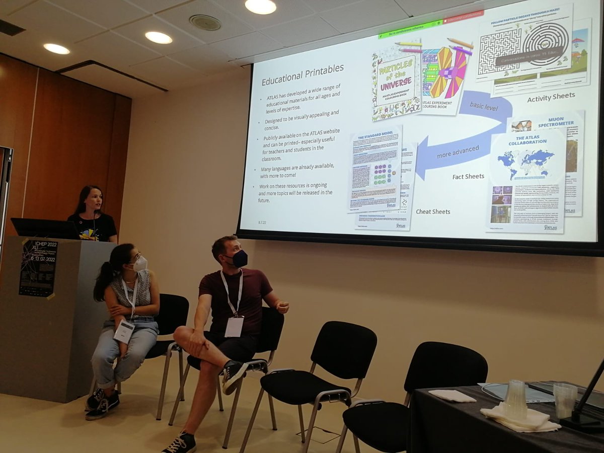 LEGO models of particle detectors, comics, books and other printables for babies and kids. Yesterday, it was great fun also for grown up scientists to see and touch all these great outreach tools at the Edu&amp;Outreach session!
#scicom #outreach #ichep2022