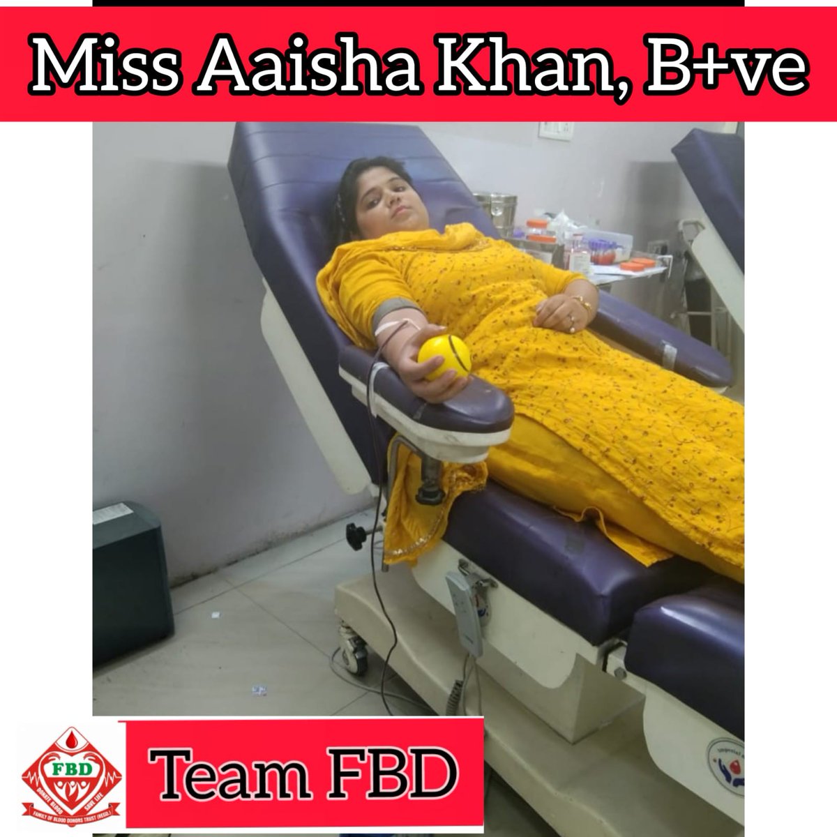 teamfbdofficial's tweet photo. आयशा खान जी (B+)
विशाल टेकिया जी (A+)
पीड़ित मानवता सेवार्थ अपने जन्मदिवस के उपलक्ष में रक्तदान करते हुए।

#FBD परिवार सहारनपुर आपकी इस महान सेवा को कोटि कोटि नमन करता है, एवं आपके अच्छे स्वास्थ्य की कामना करता है।
#TeamFBD #FBDTrust
जय हिन्द 🇮🇳 वन्दे मातरम
#DonateBlood #SaveLife https://t.co/Qu2a332Am6