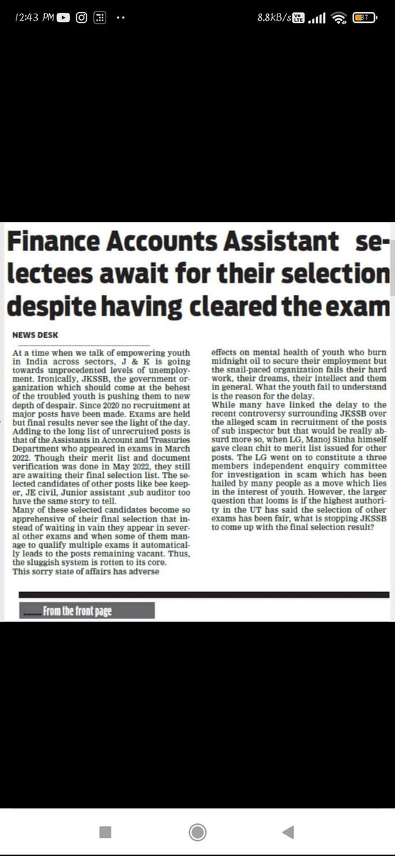 faizu_pir's tweet photo. Help https://t.co/DycoT3sByT two years not enough
@JKgrievance
@jkssbofficial
@OfficeOfLGJandK 
@DrJitendraSingh 
@shahidimrankc 
@ainulrhbr 
@GreaterKashmir 
@AakashHassan 
@tslnewsnetwork 
@GreaterKashmir 
@SyedJunaidHsmi https://t.co/8BdVb4Boeq