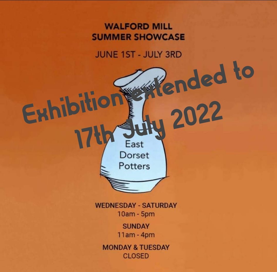 CreativeClayFor's tweet photo. East Dorset Potters exhibition extended to 17th July @WalfordMill
Photos show pottery from myself, Mike Besser and Fiona Kelly.
#SmallBizSatUK #UKGiftHour #UKWeekendHour #MadeinDorset https://t.co/P193MI6N8E