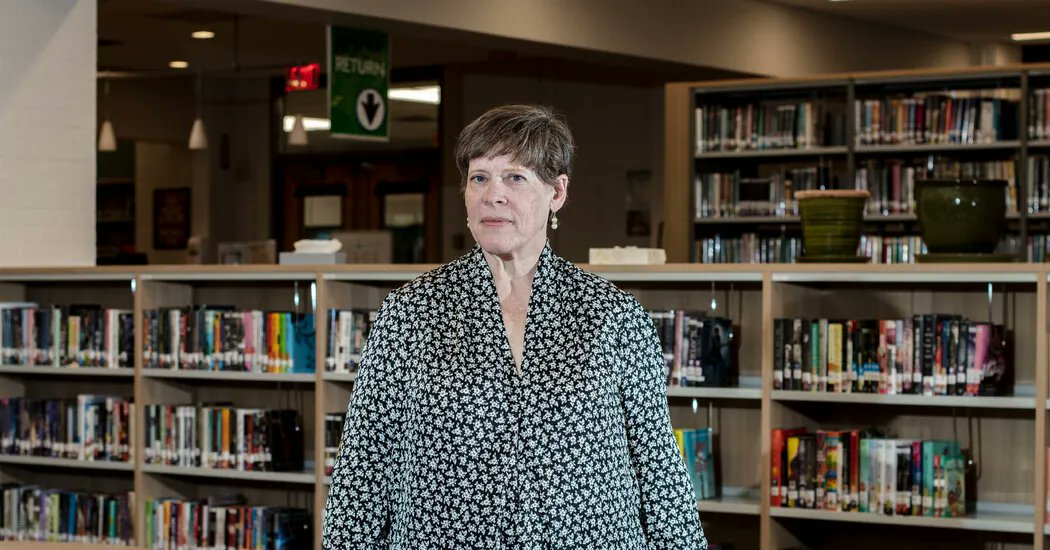 Litvolmorris's tweet photo. Who knew being a librarian would be so controversial?   https://t.co/2hO2WK33WQ https://t.co/Y4agmXFjQm