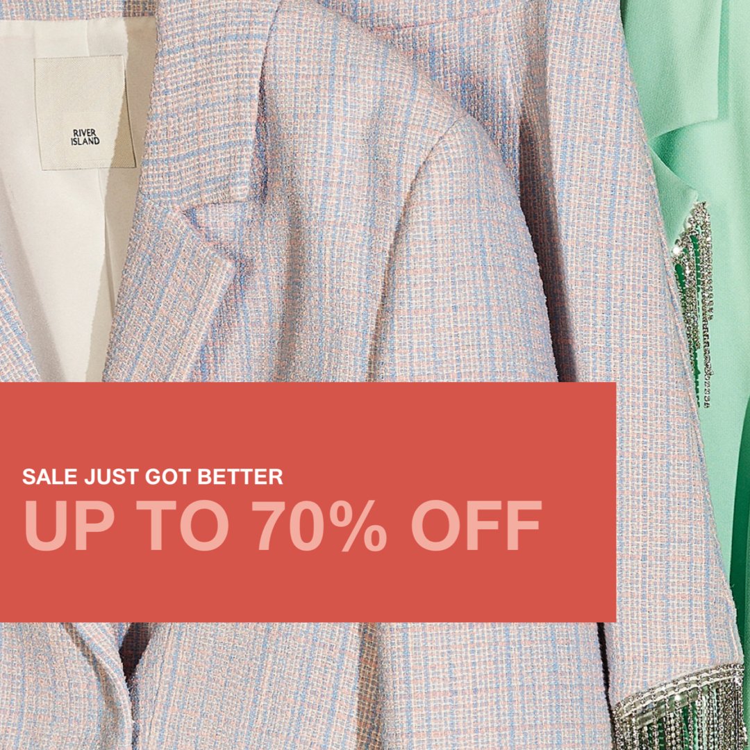 After a bargain? Yes? - check out the latest sale at RIVER ISLAND now. Shop special offers on dresses, coats, shoes, handbags...  before it's too late. 😍👌

#riverislandsale #savings #fashion #summer #AyrCentral