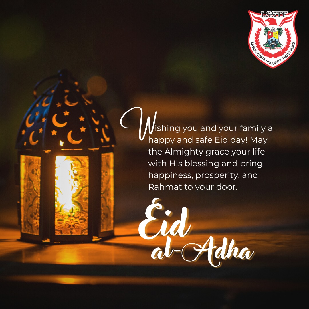 followlsstf's tweet photo. May your sacrifices be accepted and prayers never go unanswered.
Wishing you a wonderful Eid al-Adha
From all of us at LSSTF.
#LSSTF #EidMubarak #LagosNigeria #safeeidmubarak #LASG #safeeidcelebrations #SecureLagos #SafetyFirst https://t.co/Jd8eUkLfRd