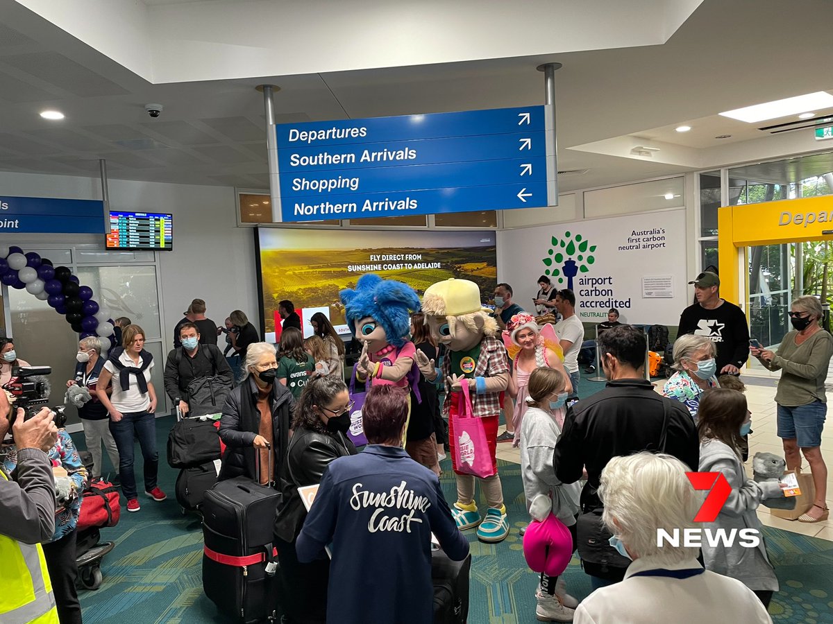 Brendan 'Westy' West (@westy67968) on Twitter photo Some emotional reunions this morning as the <a href="/SunCoastAirport/">SunshineCoastAirport</a> welcomes the return of Air New Zealand’s direct services between the Sunshine Coast and Auckland, which will provide more than 8,000 seats between the two regions! <a href="/7NewsSC/">7NEWS Sunshine Coast</a> <a href="/7NewsBrisbane/">7NEWS Queensland</a> Some emotional reunions this morning as the <a href="/SunCoastAirport/">SunshineCoastAirport</a> welcomes the return of Air New Zealand’s direct services between the Sunshine Coast and Auckland, which will provide more than 8,000 seats between the two regions! <a href="/7NewsSC/">7NEWS Sunshine Coast</a> <a href="/7NewsBrisbane/">7NEWS Queensland</a>