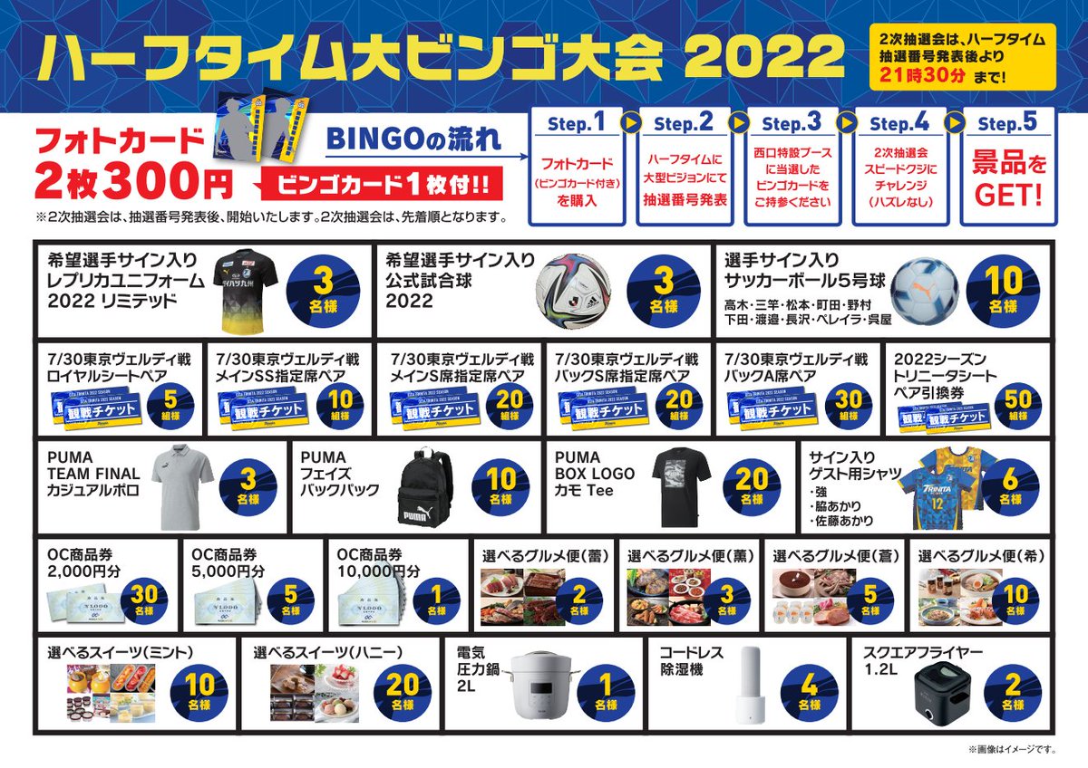 2023.11.12　大分トリニータ　フォトカード　1枚300円　3枚から