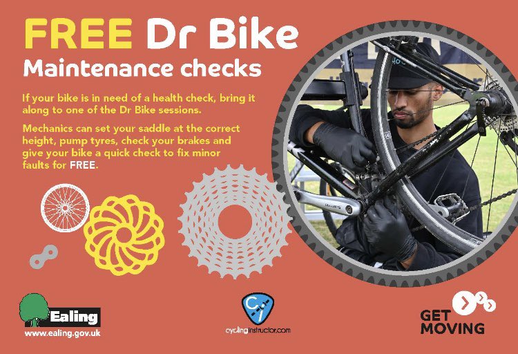 JM4NorwoodGreen's tweet photo. Attn: #NorwoodGreen &amp; #Southall residents #DrBike FREE bike check from @EalingCouncil &amp; @cicom will be at #HanwellClockTower today 9th July from 1 -4pm @EalingCyclists @EalingLearning @WestTransTP @BetterEaling @actforealing
 #BikeHealthCheck #StaySafe #KeepActive https://t.co/U3DPNC0kQP