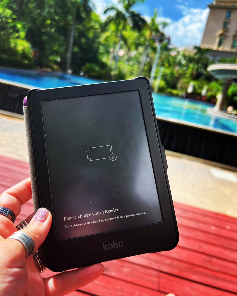 dix_ie's tweet photo. Finally got my shit together to read by the pool and…. 🪫 #lifewithadhd https://t.co/EBNDHohLW1