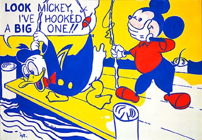 CuratorSocks's tweet photo. Saturday's Mood

Roy Lichtenstein, Look Mickey, 1961 https://t.co/5b3pMCDqxq