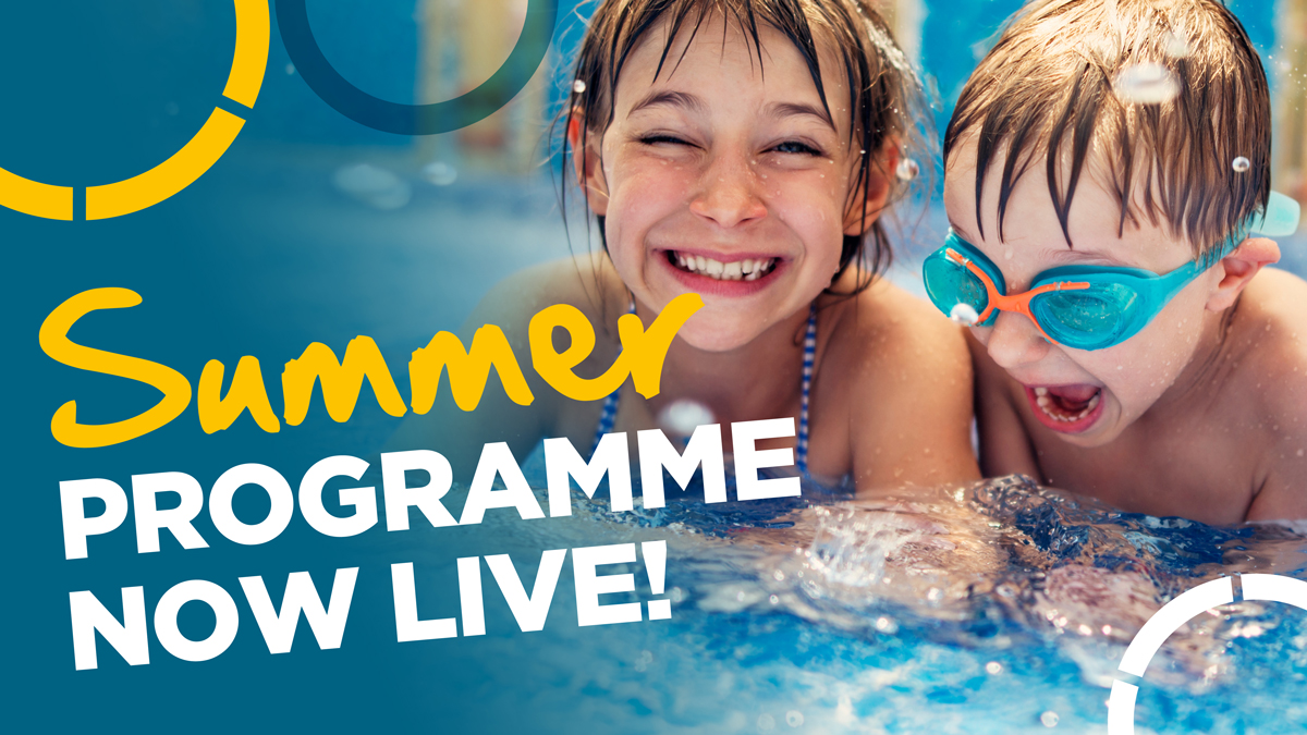 Towel✔️
Swimming kit ✔️
Goggles ✔️
Book summer swims

Did you know that family swimming sessions are available to book 21 days in advance? Our summer programme is now live! 

Snap up your early-holiday spaces: ow.ly/Ip3I50JRFnA

#FamilySwim #FamilyFun #SummerSwimming