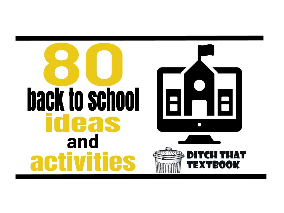 80 🤯back to school ideas and activities

Including:
🔐Two NEW back to school escape rooms
🗓EduProtocols smart start
♥️New #SEL activities
✅TONS of choice boards
🗂A folder full of resources
😜Shapegrams
&amp; more!

ditchthattextbook.com/back-to-school/ #Ditchbook