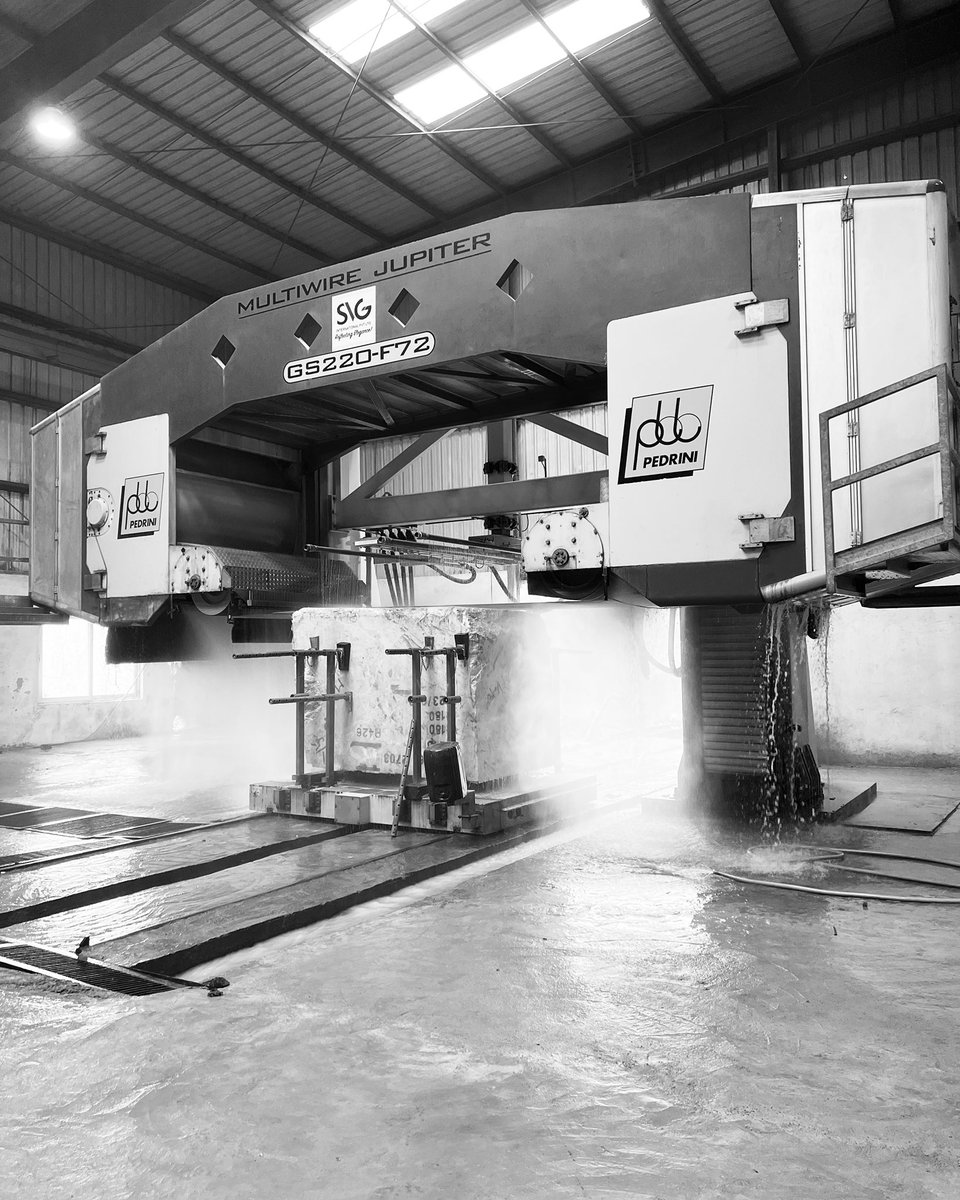 SVGINTL's tweet photo. #Multiwire #Pedrini In full swing, #NaturalStone #Granite #Marble #Exporters https://t.co/asTGrbIfP4