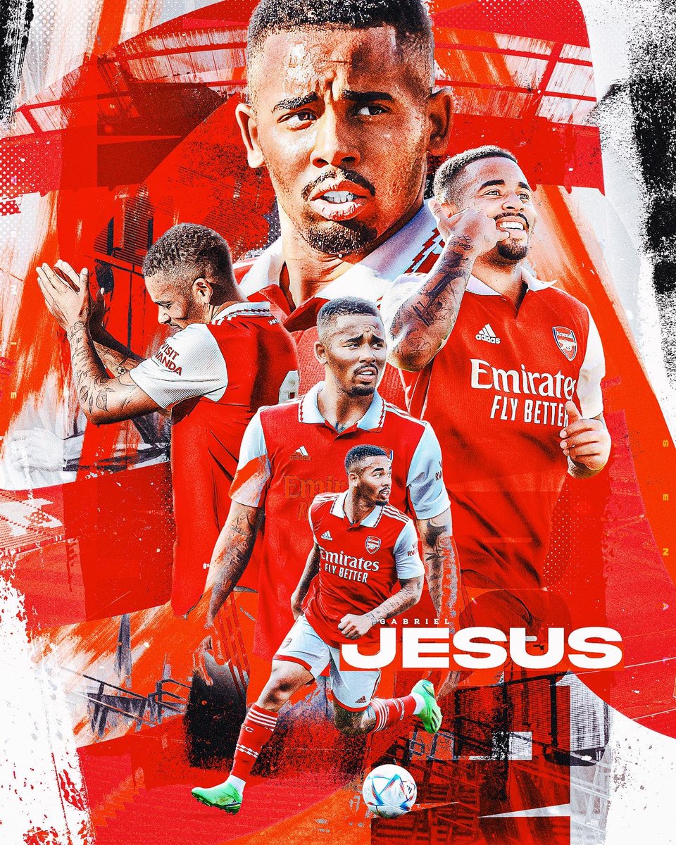 Looking good in Red! 🔴🔴

I would really appreciate anyone who retweets this design! 🔥

#arsenal #PremiereLeague #sportsedit #gabrieljesus