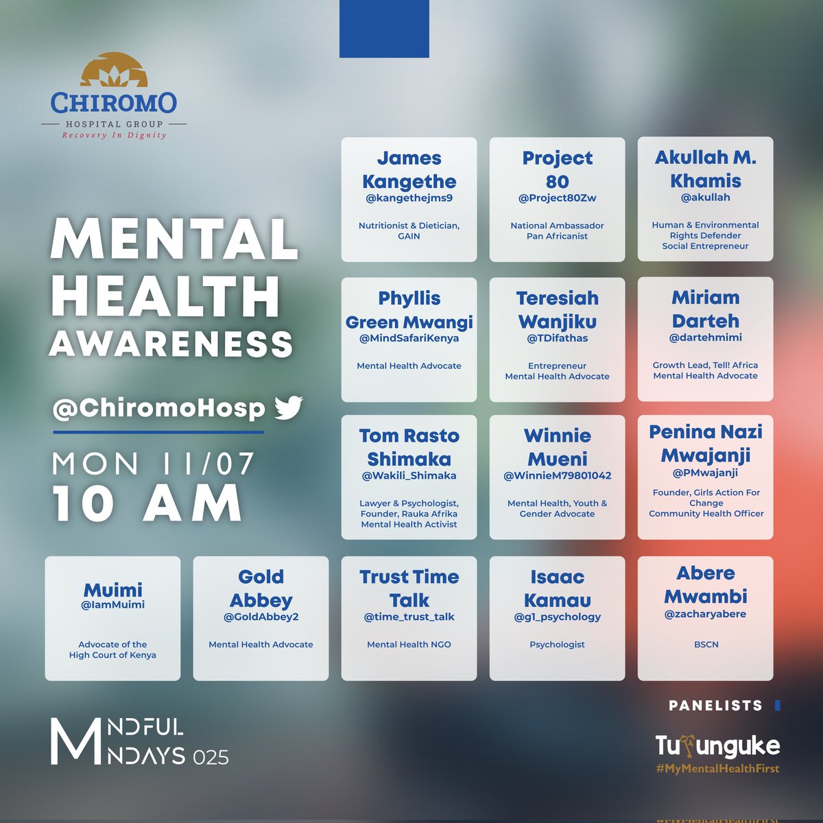 Here's a powerful thing you can do to help:

Join us on Monday from 10-11AM on #MindfulMondays Tweetchat with:

<a href="/akullah/">Akullah M. Khamis</a> @Wakili_Shimaka <a href="/zacharyabere/">the obsequious one</a> <a href="/WinnieM79801042/">Winnie Mueni</a> <a href="/dartehmimi/">CALLED&SAVED</a> <a href="/GoldAbbey2/">Gold Abbey</a>  @g1_psychology <a href="/trust_time_talk/">Trust_Time_Talk</a> <a href="/TDifathas/">Teresiah wanjiku difathas</a> <a href="/PMwajanji/">Penina Mwajanji</a> <a href="/IamMuimi/">MNM™</a> <a href="/MindSafariKenya/">Phyllis MIND Safari Movement 💜</a>