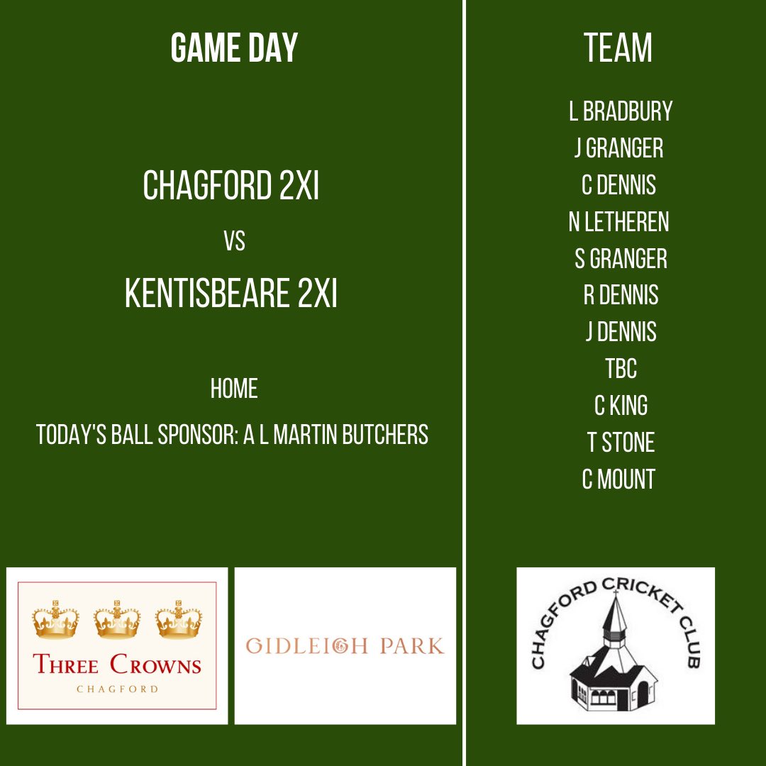 Game Day 🏏

The start of the return matches, which means we are half way through the season.

Thank you to our sponsors 🙏🏼

#idontlikecricketiloveit #devoncricketleague #grassroots #cricket