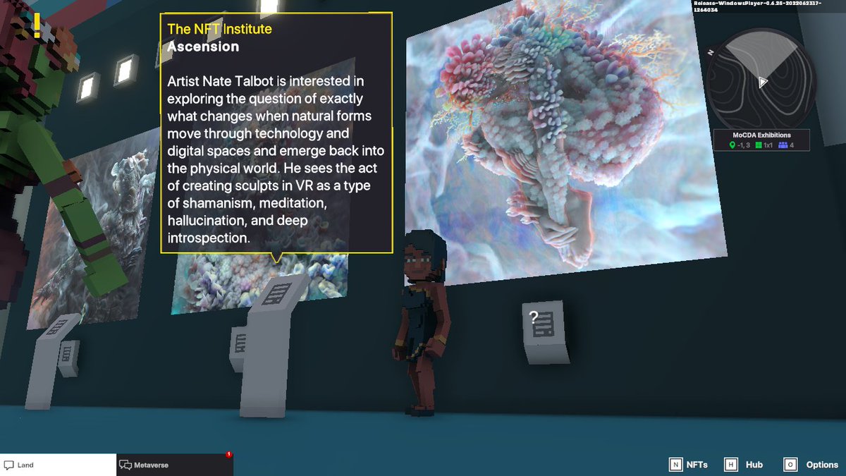 JaksomSem's tweet photo. @TheSandboxGame @MOCDA_ I just participated in the #TheSandbox weekly contest for a chance to win 200 mSAND! Here is my favorite piece from the ‘Impossible Worlds’ exhibition, check out my screenshot below!
👇 https://t.co/uDiyVNUqsg