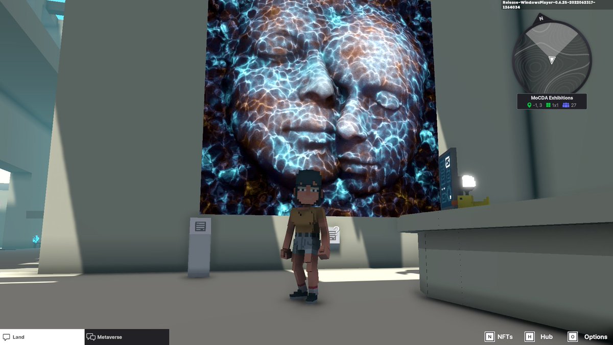 FaraGanim's tweet photo. @TheSandboxGame @MOCDA_ I just participated in the #TheSandbox weekly contest for a chance to win 200 mSAND! Here is my favorite piece from the ‘Impossible Worlds’ exhibition, check out my screenshot below!
👇 https://t.co/4SAKpBWFvm