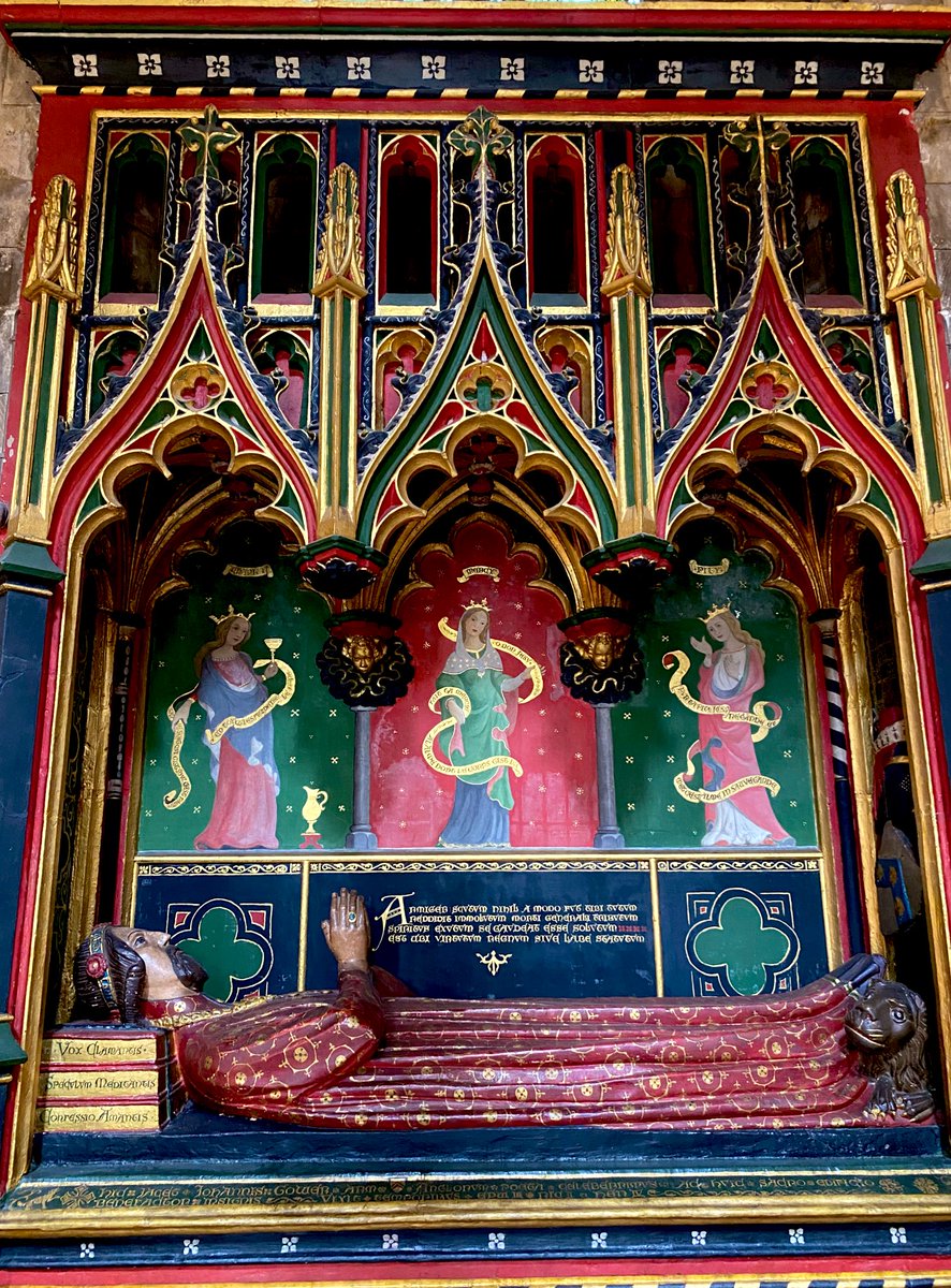 The Medieval Poet and the Mystery of His Moving Tomb! Join Professor Martha Carlin for this talk on medieval poet John Gower, friend of Chaucer and Resident of Southwark Priory on Sat 23rd July eventbrite.co.uk/e/the-medieval…