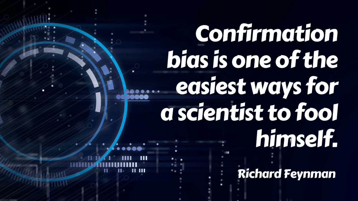 stephenhuppert's tweet image. And not just scientists. This applies to all of us...
#CognativeBias