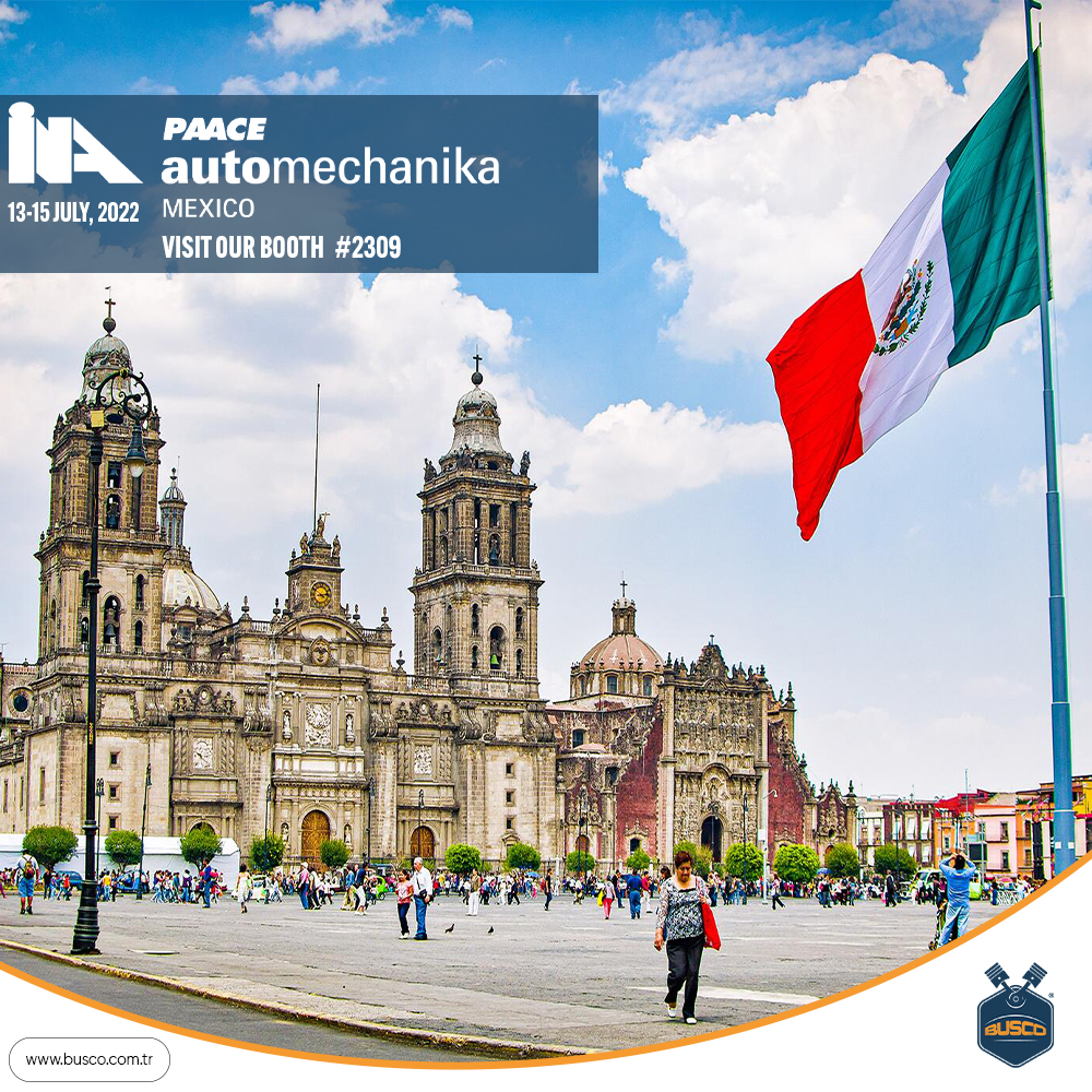 The time has come! Automechanika Mexico City starts on the 13th of July. Busco team will be waiting for you at Our Booth No : # 2309. We are looking forward to seeing you at Automechanika Mexico City 2022!
#Busco #automechanika #automechanikamexicocity  #airspring #sparepart