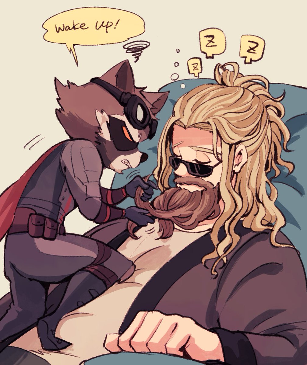 Thor&amp;rocket⚡️✨🦝❤️