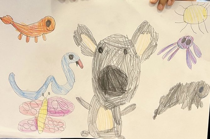 ChilternYR's tweet photo. One black dot can be… 

Amazing creativity from our final art club on Tuesday 💫 https://t.co/zAfUNI2lD1