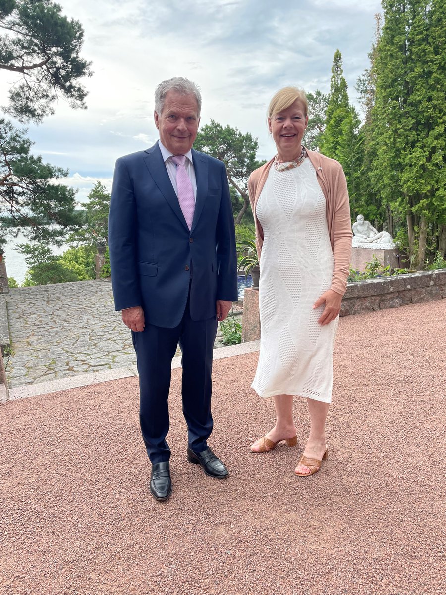 Meetings with US senators continue. An excellent discussion with <a href="/SenatorBaldwin/">Sen. Tammy Baldwin</a> today in Kultaranta.