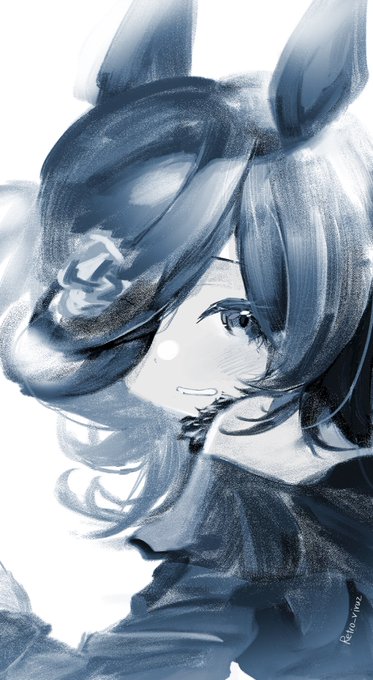 鉛筆だけでウマ娘、ライスシャワー描いてみた風イラスト
(ぜひアップでご覧下さい…)
#ウマ娘 