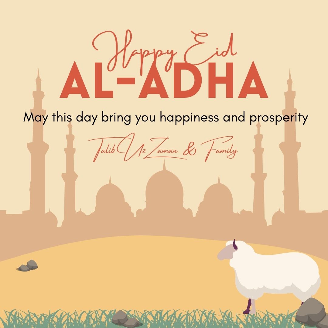 #EidAlAdha Mubarak everyone.