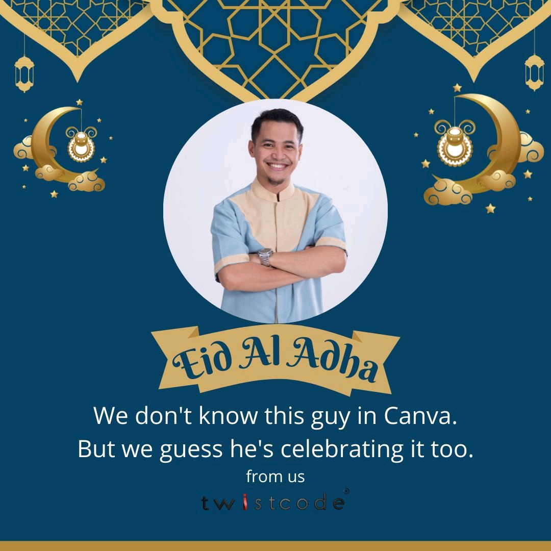 twistcode's tweet photo. Kami ingin mengucapkan kepada seluruh umat Islam di dunia dengan ucapan Selamat Hari Raya Aidil Adha.

Semoga sekelumit pengorbanan kita, dikira. Semoga selamat, berjaga dan kekalkan enteng.

Twistcode® https://t.co/ZIGS5hAZJ4