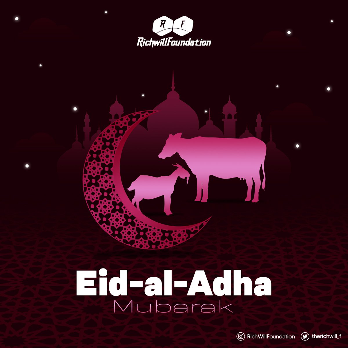 TheRichwill_f's tweet photo. May this Eid bring us Peace, Longevity, and Prosperity.
Happy Eid-al-Adha from all of us @richwillfoundation
#eid-al-adha #foundation #ngo #charity #outreach #children #elderlyones #muslims #richwillfoundation https://t.co/kMotq8Wchu