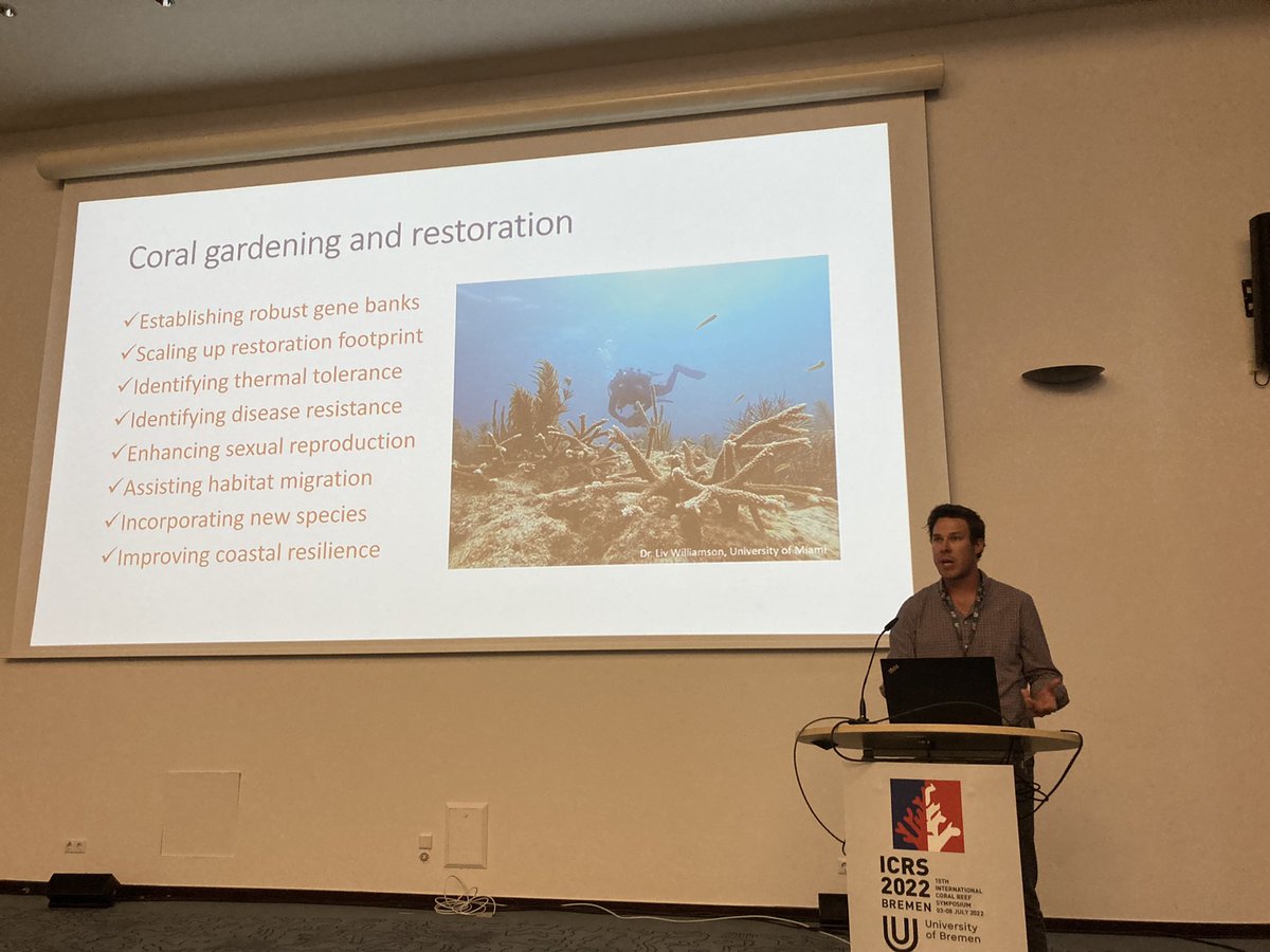 Mich_Calvert's tweet photo. It was a privilege to co-chair the #outreach and #education sessions over the last two days with Carin Jantzen @ICRS_2022 #oceanoptimism @HornimanMuseum https://t.co/efab9xLwTU