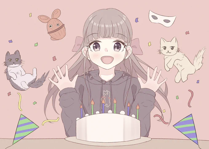 Happy Birthday#はらわたーと #harawatArt 