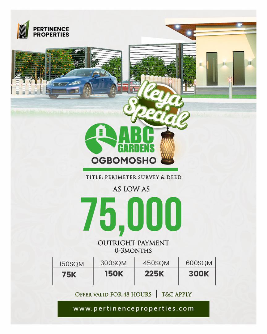 Ruthee101's tweet photo. Ileya promo price for plots of land, which location would you prefer,👇🏽+2347010433312 call for inspection.#ElonMusk #ThorLoverAndThunder #EidAlAdha #HBD_TO_ARMY #LALISA #LOVEDAMINI #MUFC #wooddaddystack #��نترنت_غير_محدود_ف_مصر #aespa #Japan #ShinzoAbeShot #internetdown https://t.co/cle5obqyal