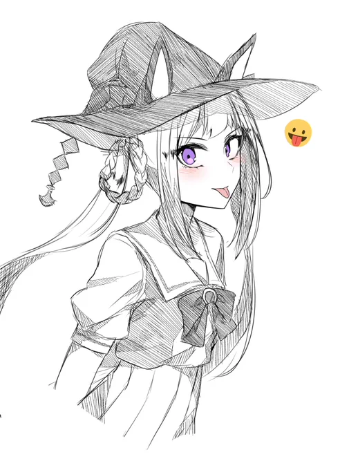 リプで送られてきた絵文字の表情推しで描く  のやつ!
😘😘🤕🧐😛😗 