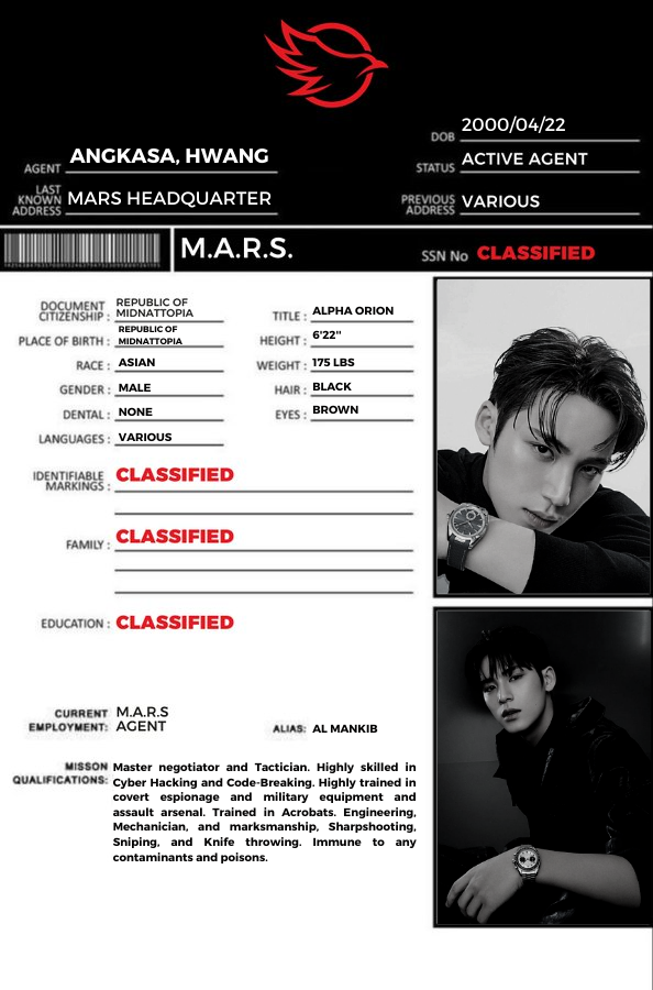 bumantarac's tweet photo. — M.A.R.S. Agents

★ Codename: Al Mankib
☆ Current Undercover Name: Resaka https://t.co/LKWjZ2rUWp