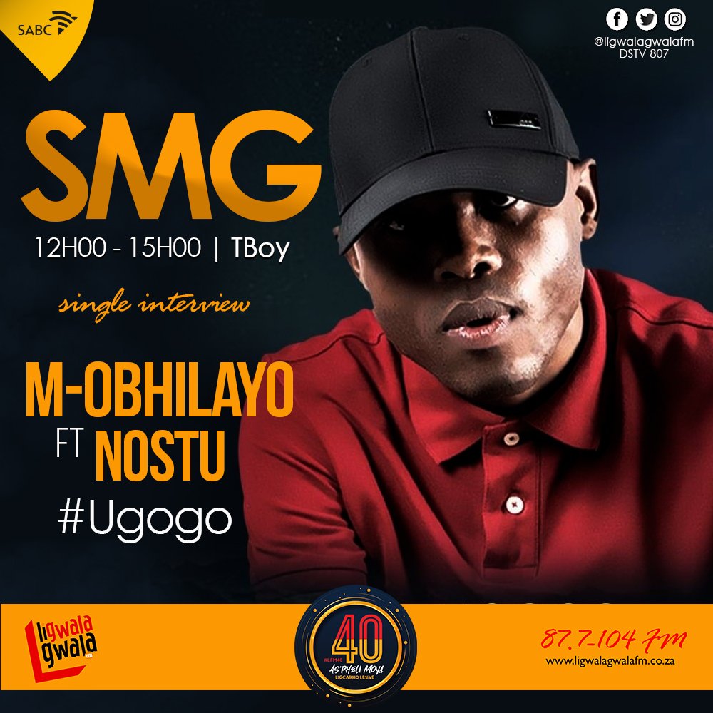 ligwalagwalaFM's tweet photo. #Ugogo by @M-Bhilayo ft @nostu, single interview with Tboy MP on #SMG12TO3 today. Don't miss out!! https://t.co/Rw9YkUgktr